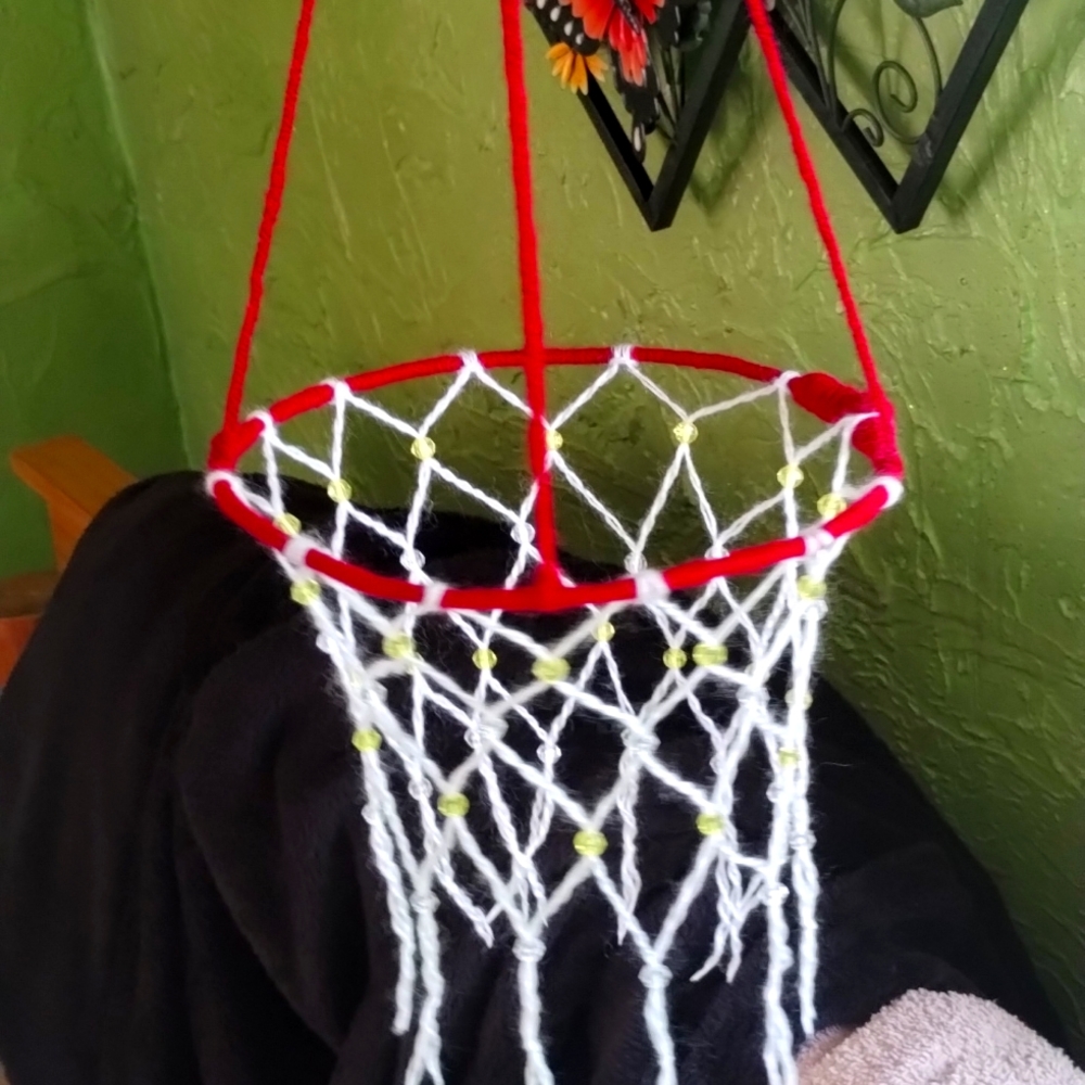 Basketball dream catchers